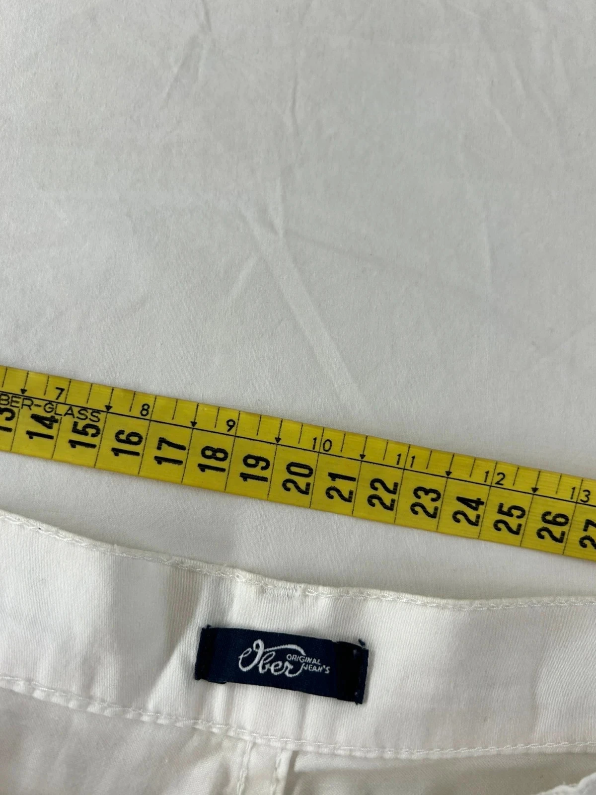 Witte slim fit jeans van Ober – photo 8